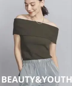 BEAUTY&YOUTH UNITED ARROWS ／リブ オフショルダー