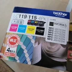 brother LC119/115-4PK イエローとマゼンタのみになります。