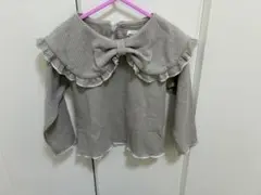 PAIR MANON リボン付き　長袖トップス　100cm