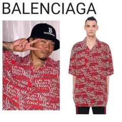 ☆希少☆BALENCIAGA 19SS オーバーサイズ アロハ 半袖シャツ
