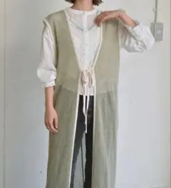 2Wayメッシュロングベスト・ジレ