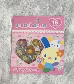 サンリオ ウサハナ SPINNS おはじきクリスタルシール