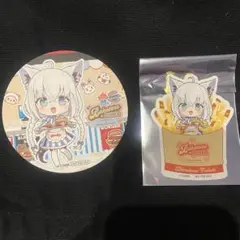 白上フブキ ホロライブ ウェンディーズ ステッカー コースター