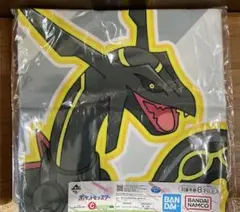 ポケモン　一番くじ　C賞　ビッグタオル　黒い　レックウザ