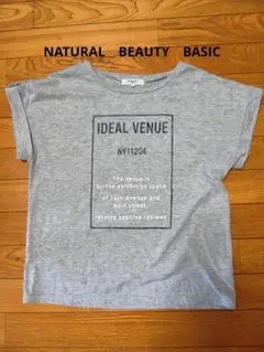 NATURAL　BEAUTY　BASIC　半袖Tシャツ　グレー　М