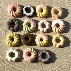 ミニチュア ハンドメイド スイーツ ドーナツ セット 15個セット