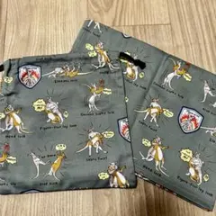 新品未使用　ランチマット　巾着袋　セット