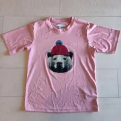 Columbia ピンク Tシャツ クマのデザイン