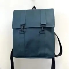 美品　RAINSレインズ防水素材　リュック/バックパック ブルーグリーン