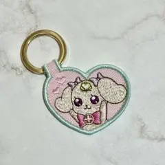 刺繍キーホルダー ラテ