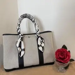 ❣️エルメス❣️ガーデンパーティー✨オプティカルH✨トートバッグ限定品✨極上美品✨