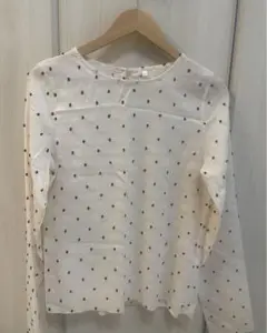 coca シアードッドトップス Lサイズ