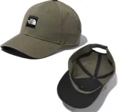 【新品未使用】THE NORTH FACE スクエアロゴキャップ ニュートープ