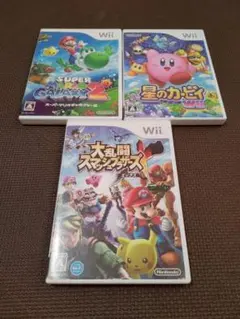 Wii スーパーマリオギャラクシー2 星のカービィ　大乱闘スマッシュブラザーズX