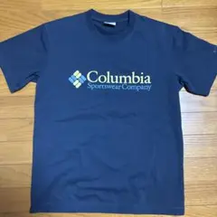Columbia ネイビー Tシャツ S