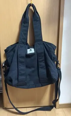 Champion 黒 トートバッグ