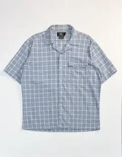 90's 三ツ星タグ "RRL" Open Collar Shirt / M