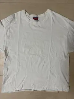 Champion 無地Tシャツ ホワイト Lサイズ