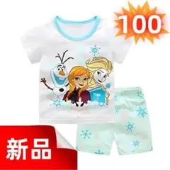 ✨新品✨アナと雪の女王 パジャマ 半袖Tシャツ&ショートパンツ 春夏秋 100