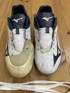 ミズノスパイク P革付き サイズ25
