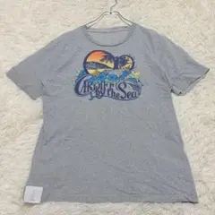 m1320 OP 半袖プリントTシャツ サーフ L ゆったり コットン100%