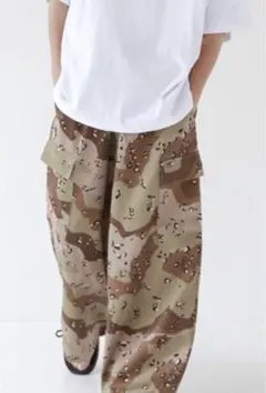 迷彩 パンツ カーゴパンツ ワイド　カモ　柄
