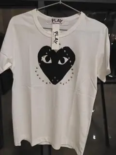 COMME des GARÇONS ハートデザイン Tシャツ ホワイト L