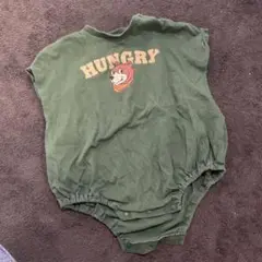 デビロック　HUNGRY クマロンパース 80cm グリーン