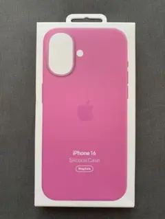 未開封iPhone 16 シリコーンケースApple純正ピオニー