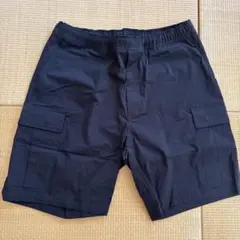 坩堝カーゴショートパンツ　黒 L