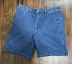(美品) デニム　ワーク/ハーフパンツ！