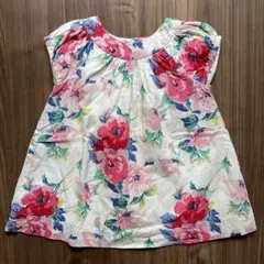 GAP ギャップ　花柄　半袖ワンピース　18-24month 90cm