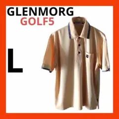 GLENMORG グレンモルグ　ゴルフ半袖ポロシャツ　L イエロー