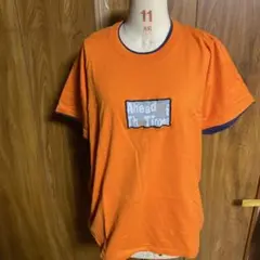 Tシャツ オレンジ　古着