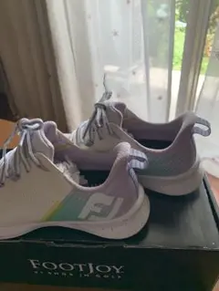 FOOTJOY ゴルフシューズ ホワイト/パープル