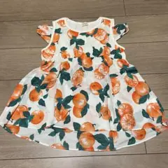 トロワラパン　KP オレンジ　オフショルダー　ブラウス　140