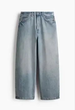新品H&M スーパーバギーデニム(31/30)