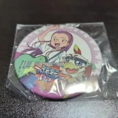 デジモンアドベンチャー02 カラオケの鉄人 デカ缶バッジ 井ノ上京 ホークモン