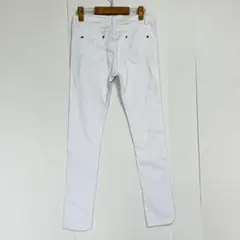 美品　ホワイトスキニーデニム　Lサイズ