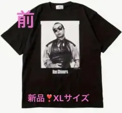 新品！志村けんKEN SHIMURA⭕️グラフィック Tシャツ XL 黒　男女兼用