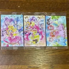 プリキュア ウエハース 第11弾　集合3枚セット（キミプリ、ハピチャ、わんぷり）