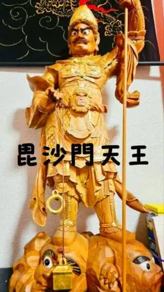 毘沙門天　念持仏　懐中仏　木彫　骨董　江戸時代　厨子　細密彫刻 毘沙門天 念持仏 懐中仏 木彫 骨董 江戸時代 厨子 細密彫刻