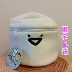 新品タグ付き　お文具といっしょ　ぬいぐるみバニティーポーチ　非売品