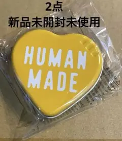 HUMAN MADE ハート缶　イエロー2点