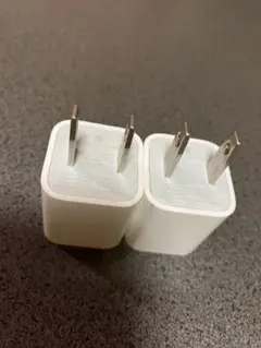 usb アダプタ 2個セット 白