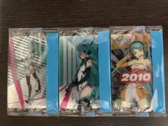 初音ミク ウエハース カード レーシング 3枚セット