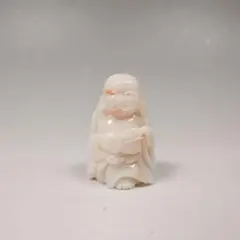 珊瑚 布袋七福神 縁起物 置物 418