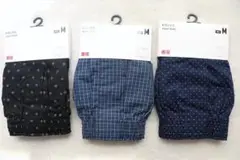 新品未使用 UNIQLO ユニクロ メンズ 下着 トランクス 3枚セット M