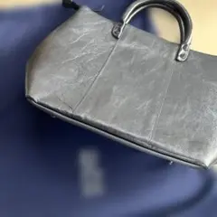 髭 トートバッグ レザー