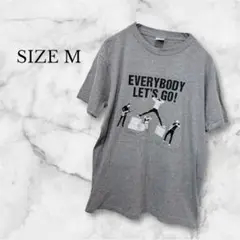 バンドTシャツ　半袖　邦ロック　エレファントカシマシ　カジュアル　グレー　L